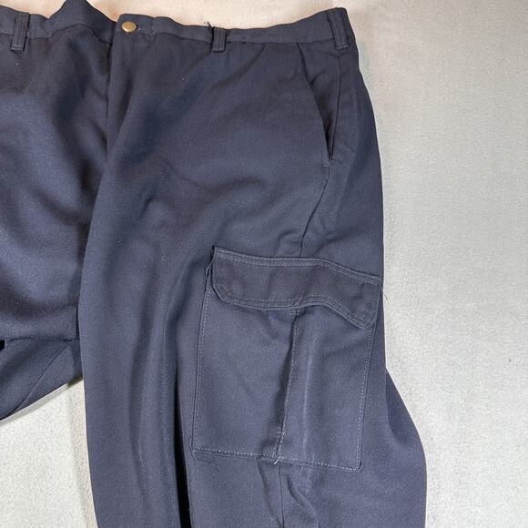 Steelguard FR Performance Cargo Pants Mens 42x30 Navy Flame Resistant Workwear - Picture 8 of 12